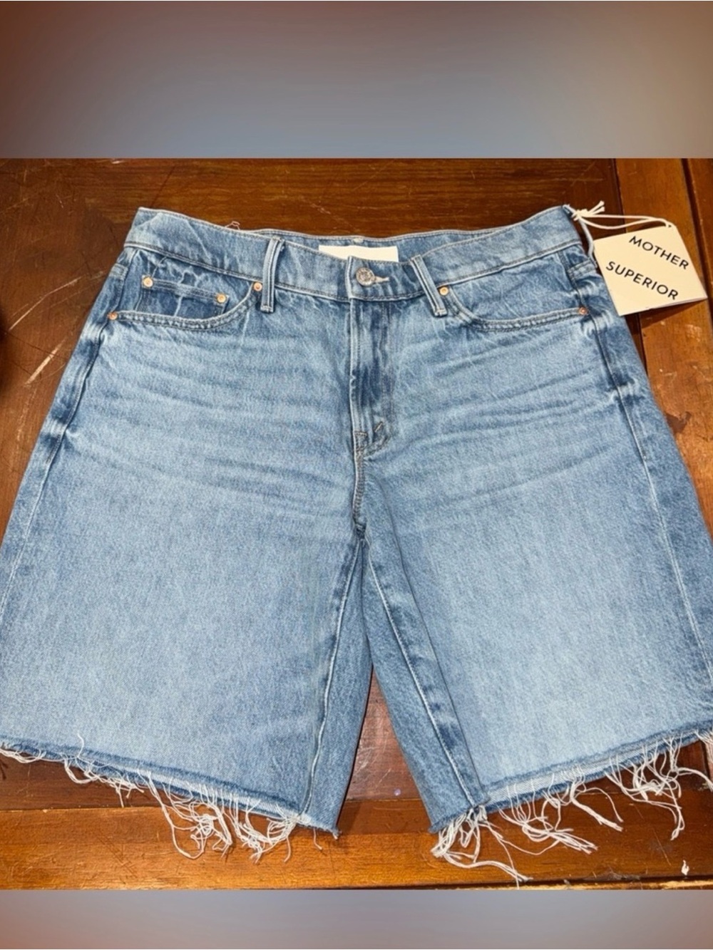 Mother Superior Denim Down Low Undercover Shorts NWT
